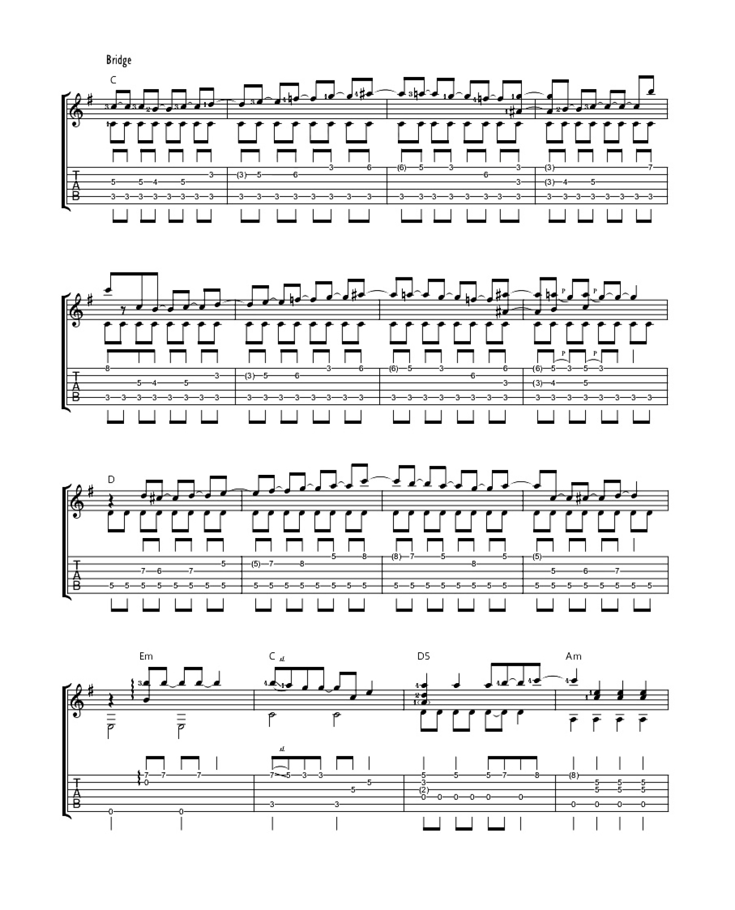 Demi Lovato《let it go》吉他谱_吉他独奏谱第6张