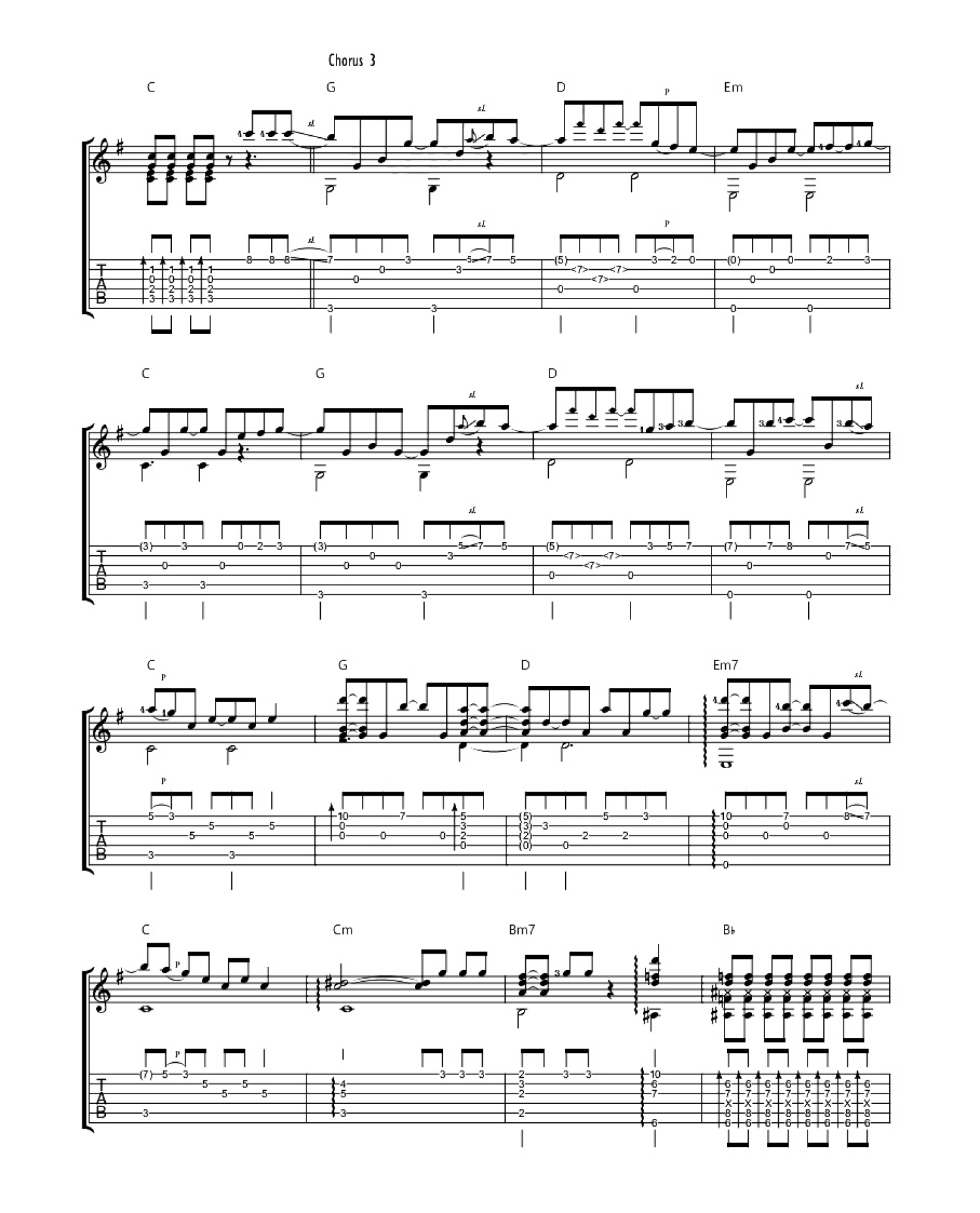 Demi Lovato《let it go》吉他谱_吉他独奏谱第7张