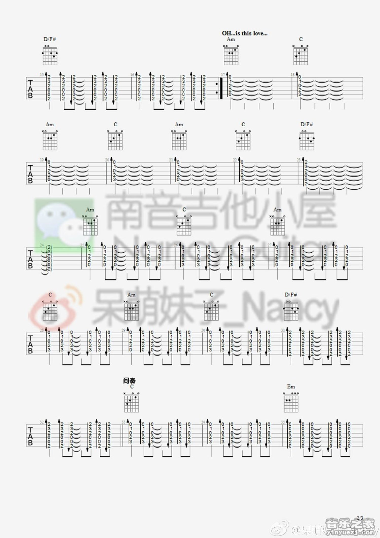 逃跑计划《一万次悲伤》吉他谱_G调吉他弹唱谱 - 打谱啦