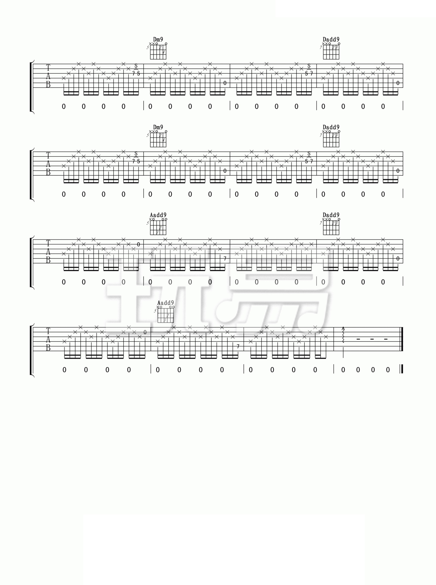 窦唯《上帝保佑》吉他谱_A调吉他弹唱谱第3张