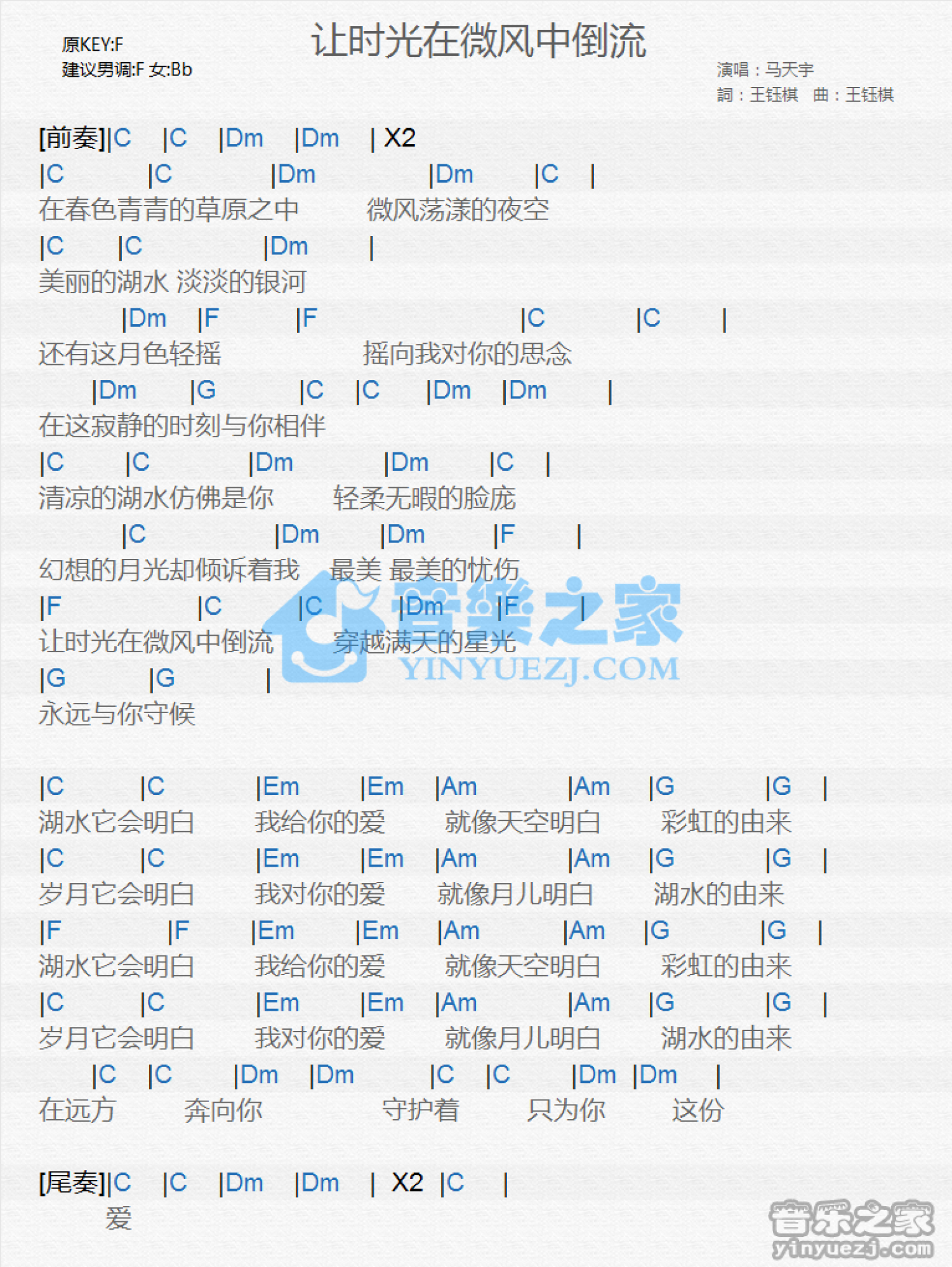 张杰《让你依靠》吉他谱_C调吉他弹唱谱第1张