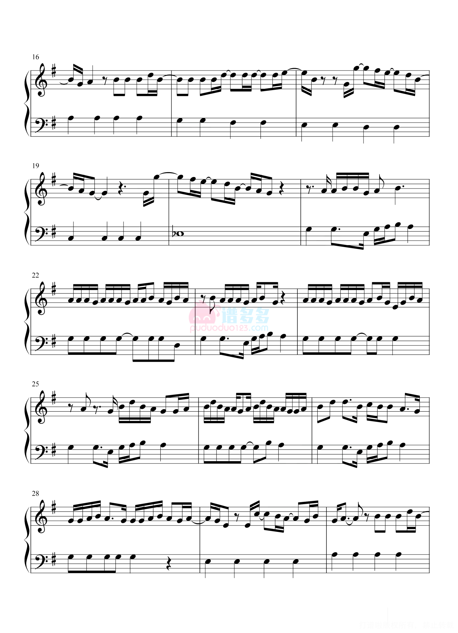 The Kid Laroi《Thousand Miles》钢琴谱第2张