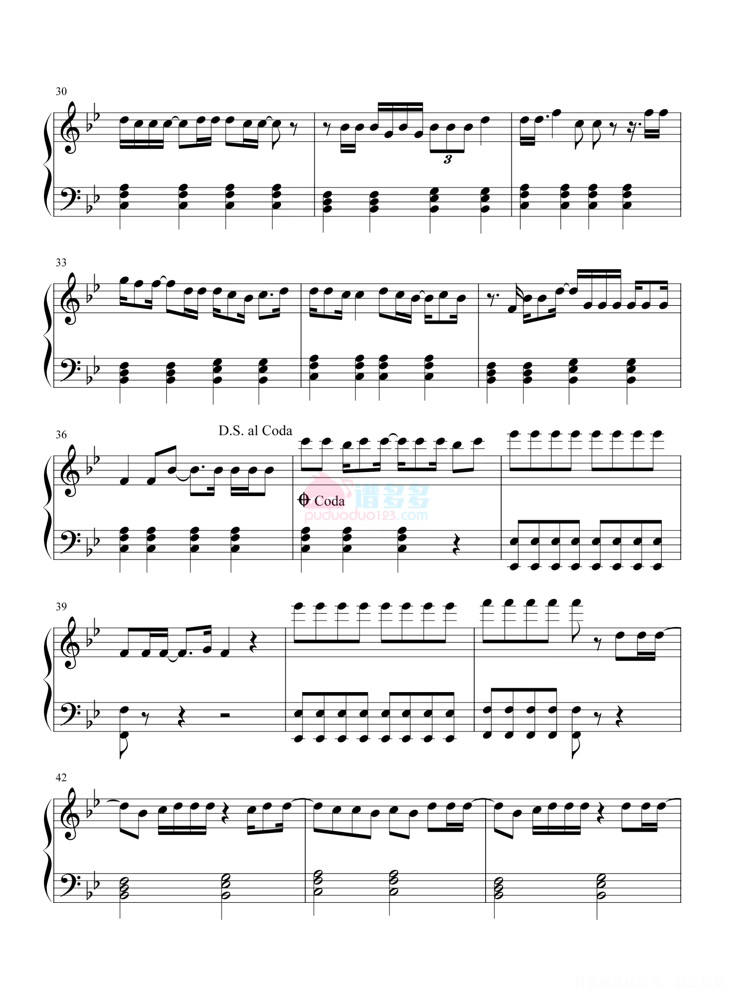 George Ezra《Anyone for You 》钢琴谱第3张