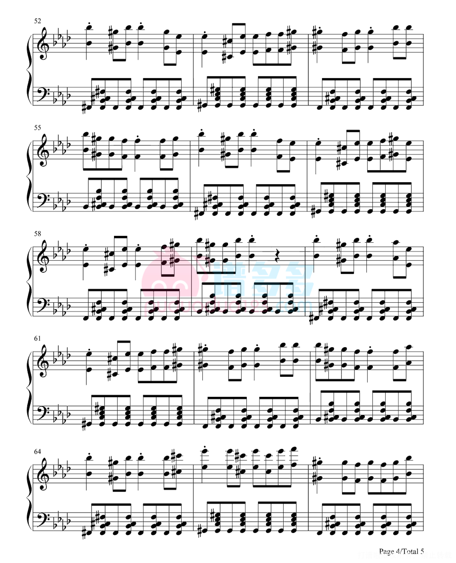 Xomu《Lanterns》钢琴谱第4张