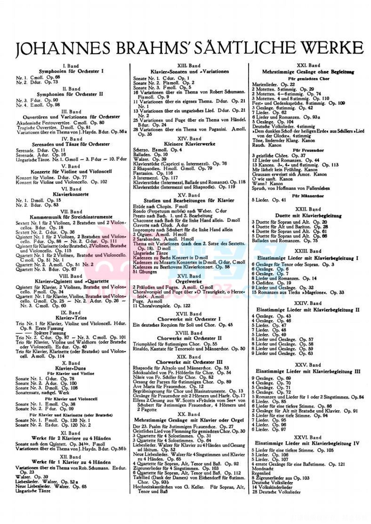 约翰内斯·勃拉姆斯《匈牙利舞曲》钢琴四手联弹谱第23张